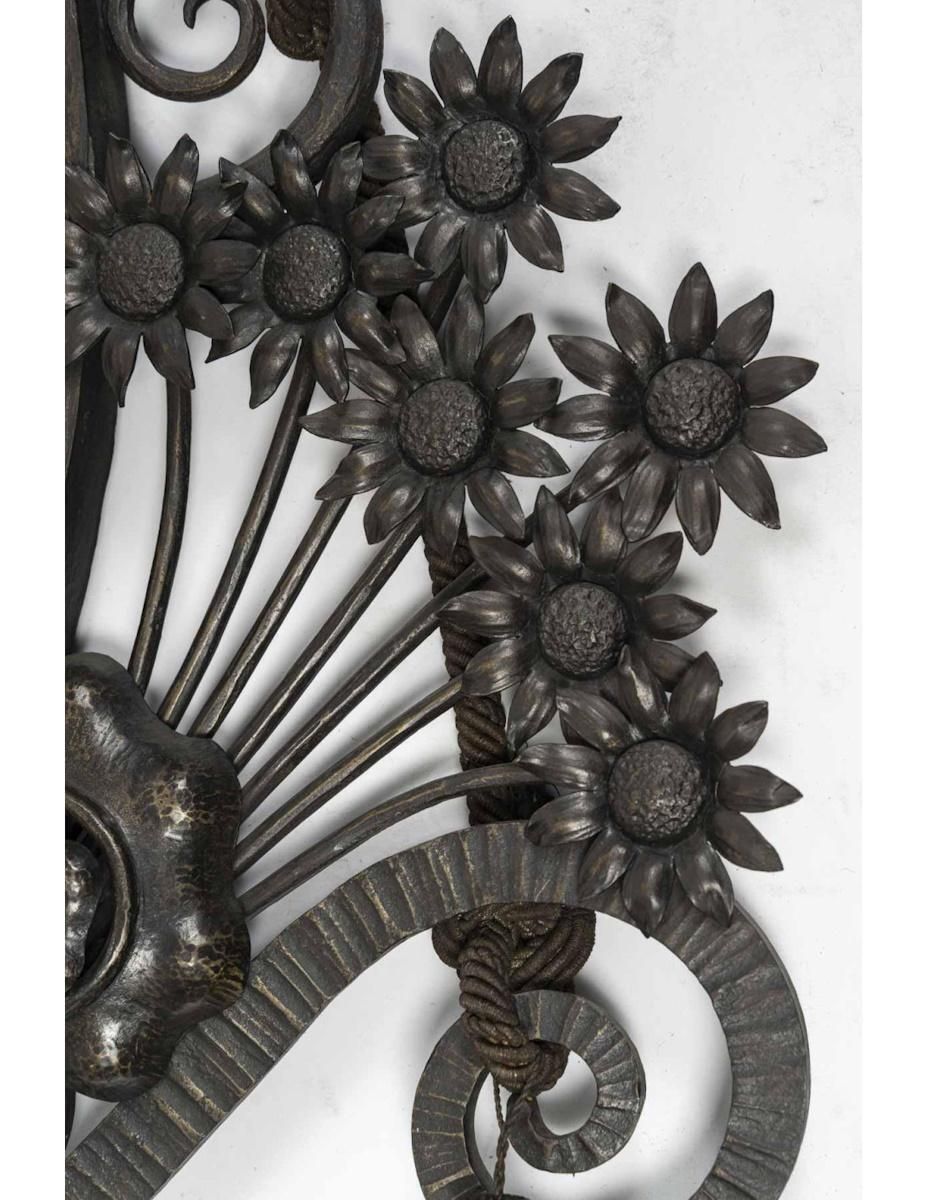 Art Deco Era Wrought Iron Mirror, 1930. photo 1966.0