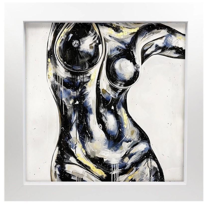 Golden Girl   Giclée Print met 24k goudblad