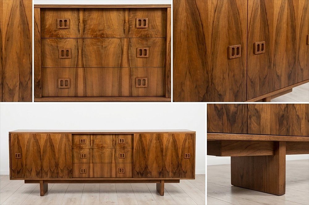 Mid-Century Modern Hongaars dressoir, ca. jaren 1960 photo for sale