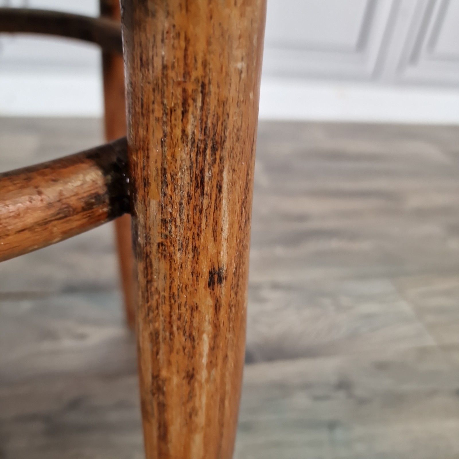 Furniture Vintage Mundus Bentwood Chair Pressed Seat Cafe Bistro Style Retro Mid Century photo