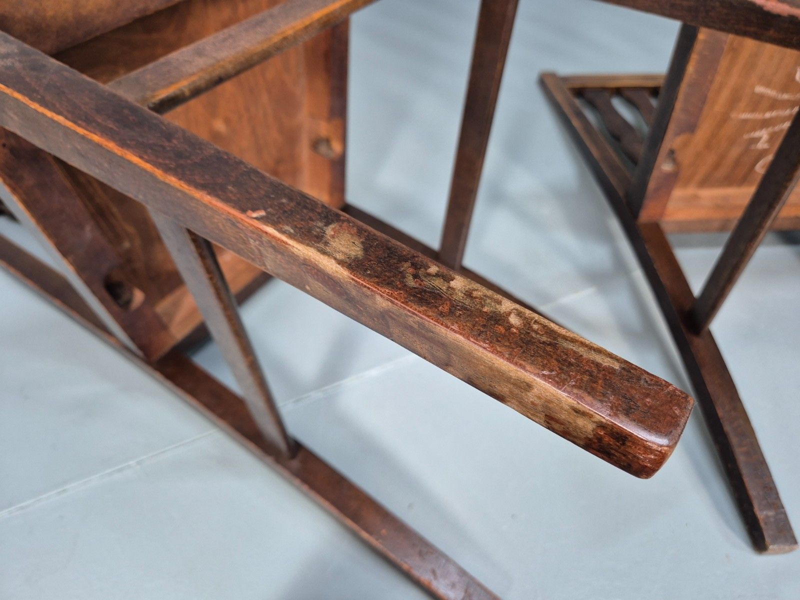 photo buy Vintage 1920s Dining Chairs Beechwood Solid Seats Robust Unusual Eb10704 Vdin