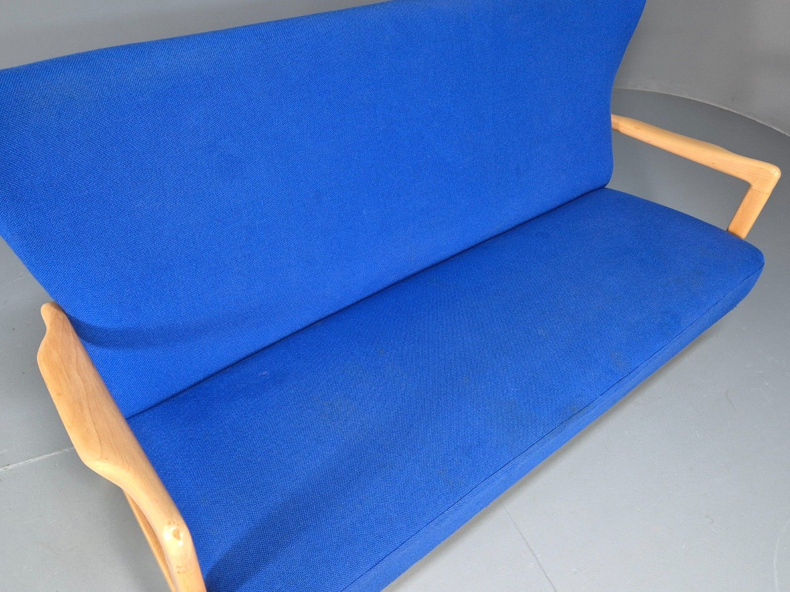 photo furniture Vintage Mid Century Two Seater Sofa Fritz Hansen 40s Soren Hansen Retro Eb09016