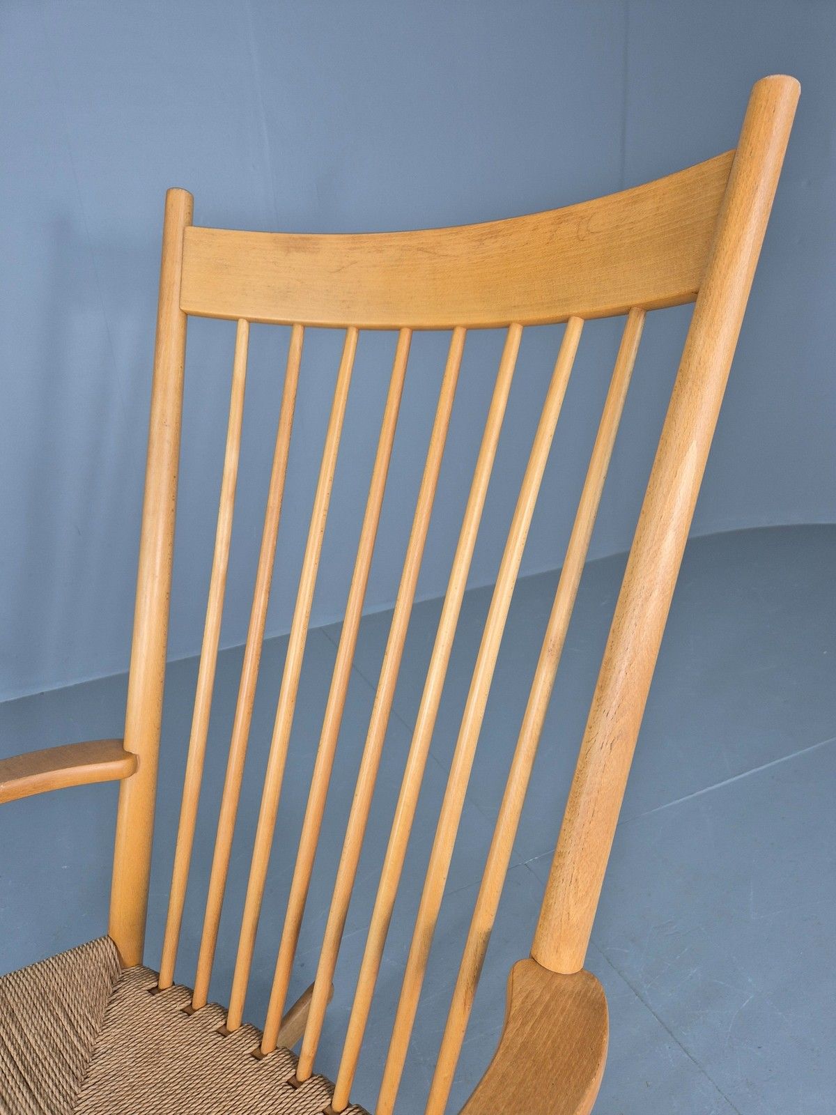 photo buy Vintage Wegner Rocking Chair J16 Model For Fredericia C1944 Mcm Retro Eb12231
