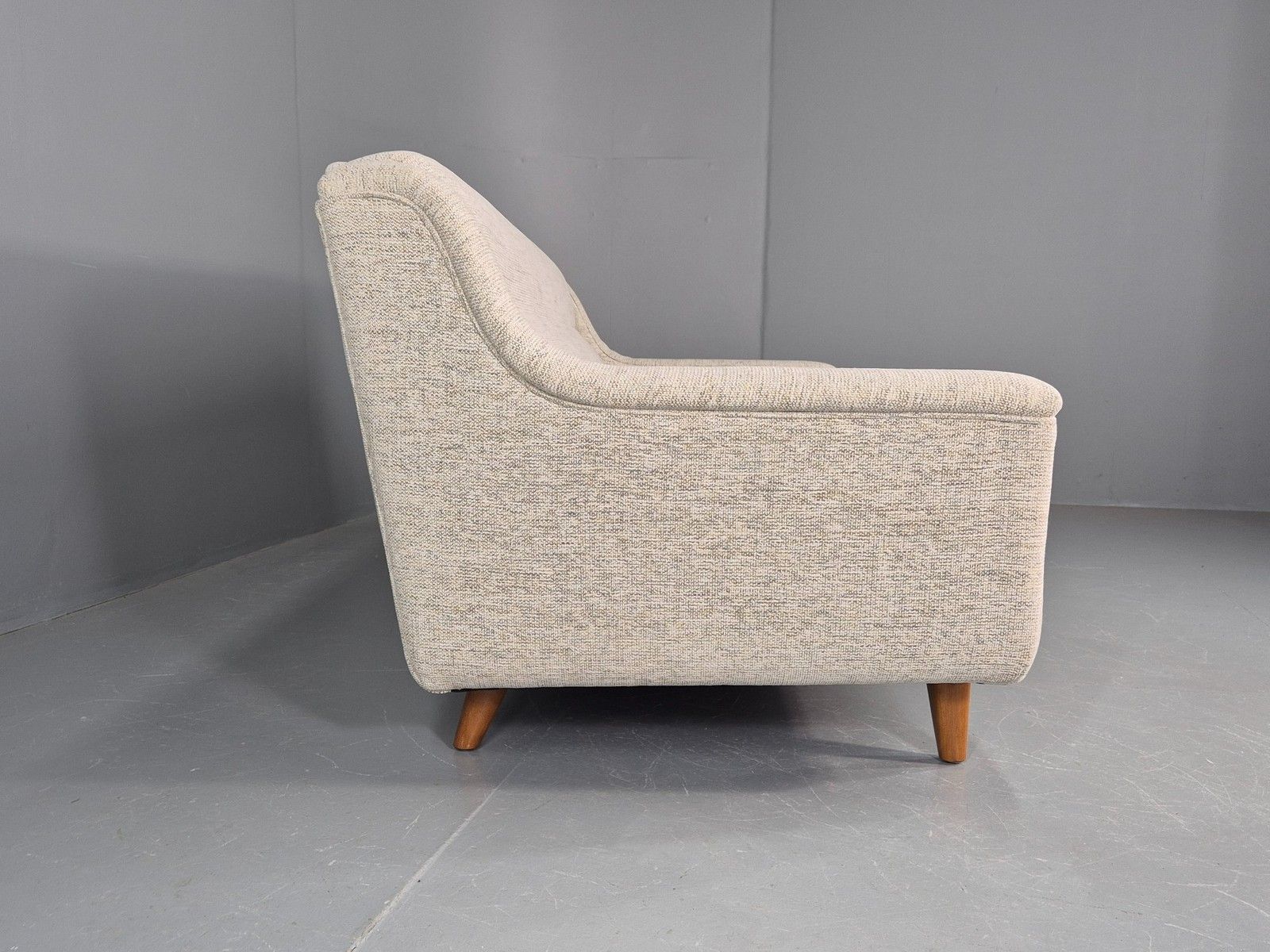 photo furniture Vintage 3 Seater Midcentury Sofa 1960s Danish New Upholstery Retro Eb12262