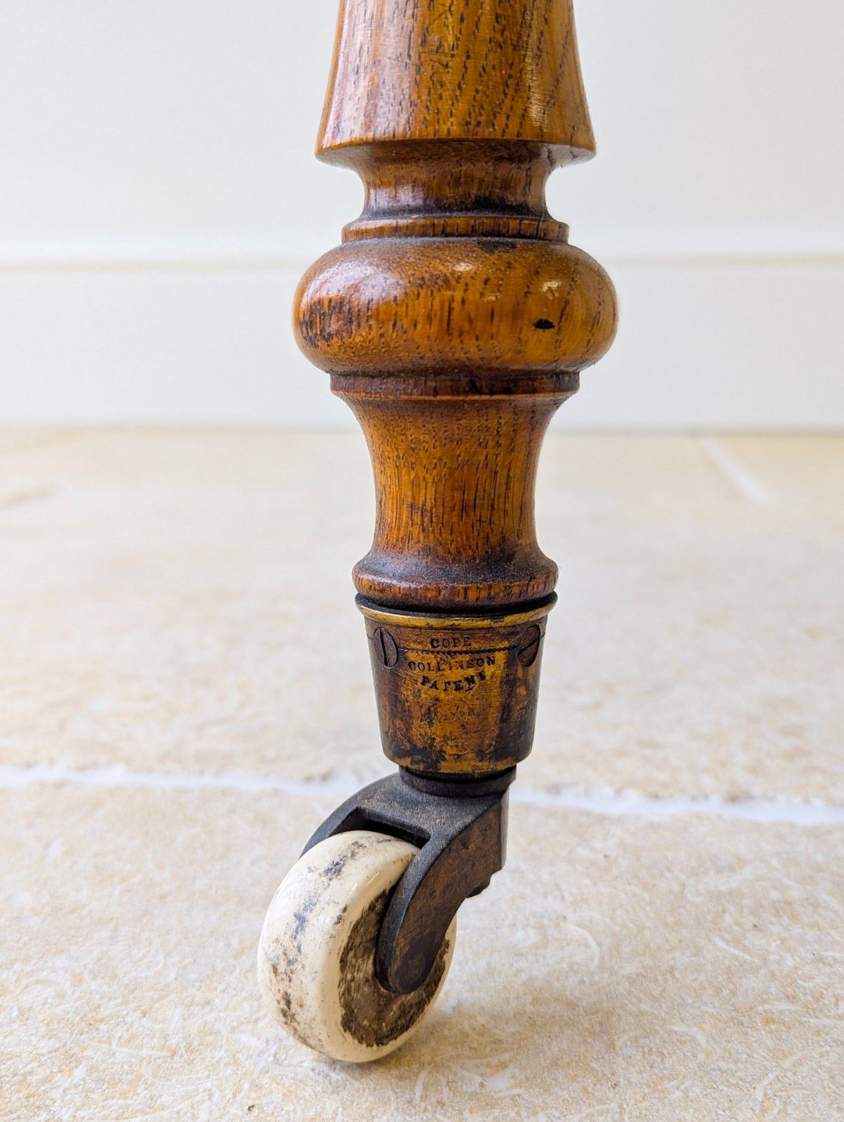 Antique Early Victorian Oak Country House Gallery Side Table C.1840 photo 845.0