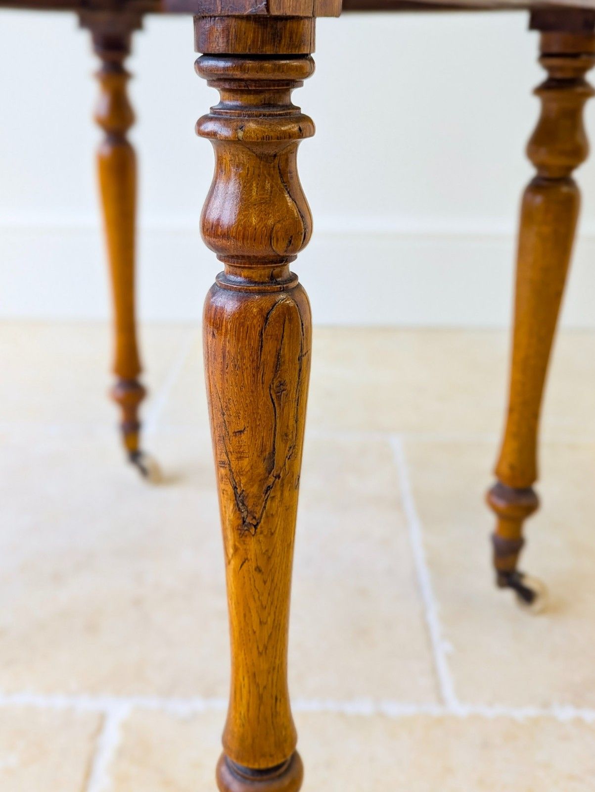 photo for sale Antique Early Victorian Oak Country House Gallery Side Table C.1840