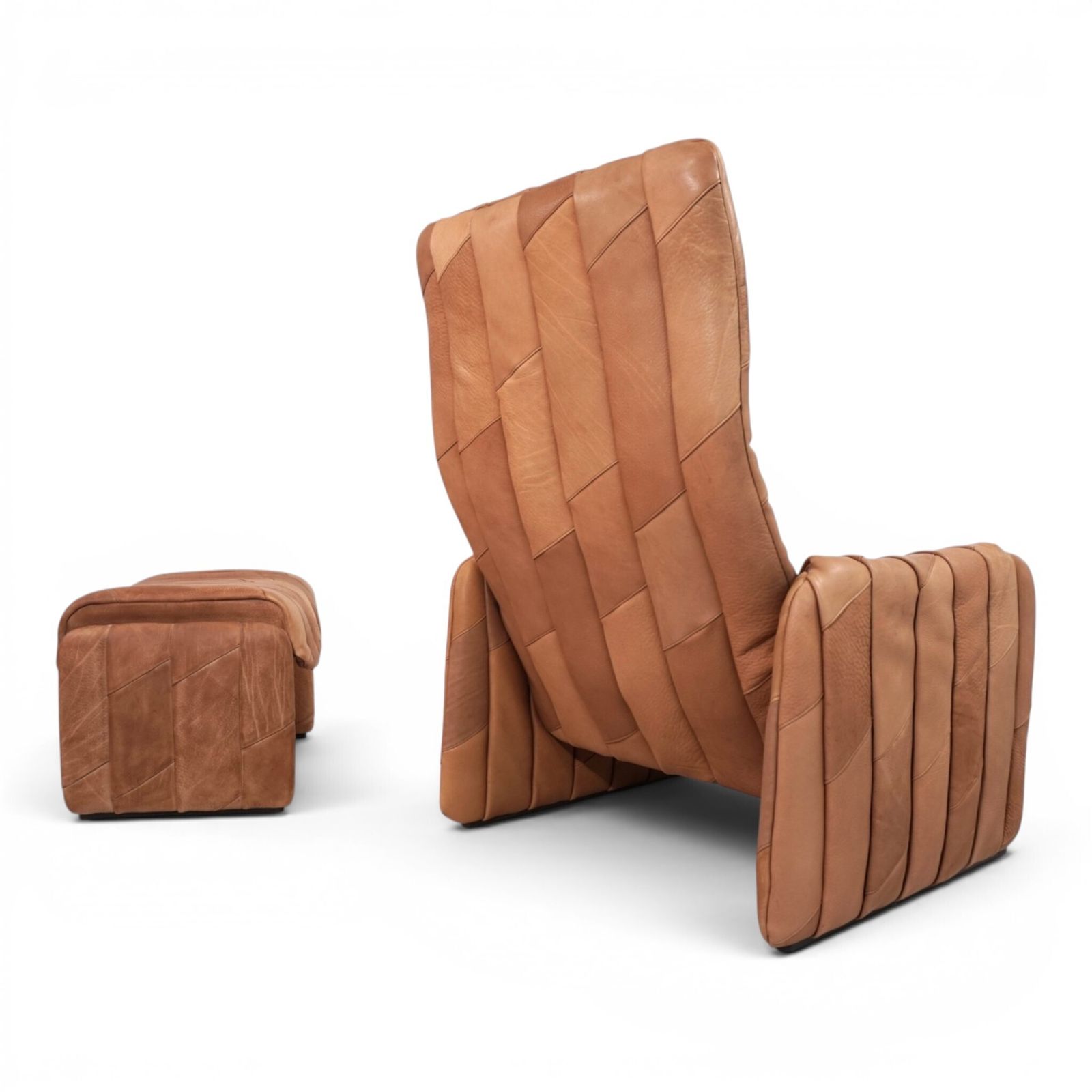 De Sede Ds 50 Buffalo Leather Patchwork Lounge Chair, 1970 photo furniture