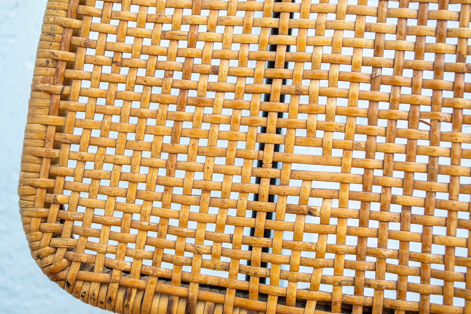 Model 550 eetkamerstoelen in riet van Dirk Van Sliedregt, Nederland, jaren 1950, set van 2 photo Meubels