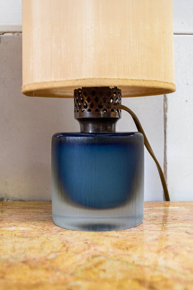 Inciso Tafellamp In Muranoglas Van Paolo Venini, Ca. Jaren 1960, Set Van 2 photo for sale