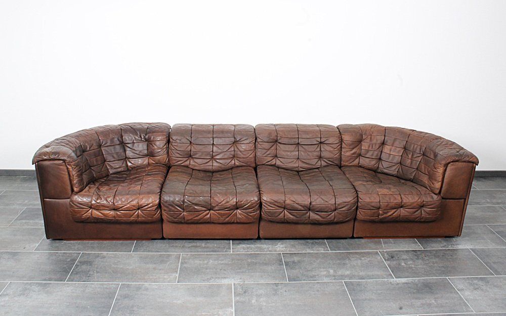 Ds11 Modular Sofa From De Sede, 1970s, Set Of 4