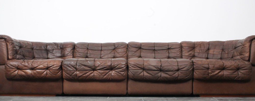 Ds11 Modular Sofa From De Sede, 1970s, Set Of 4 photo for sale
