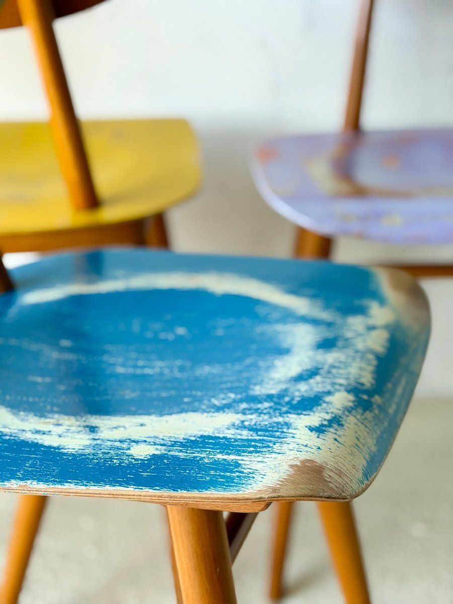 photo for sale Eetkamerstoelen van Ton, 1960, set van 4