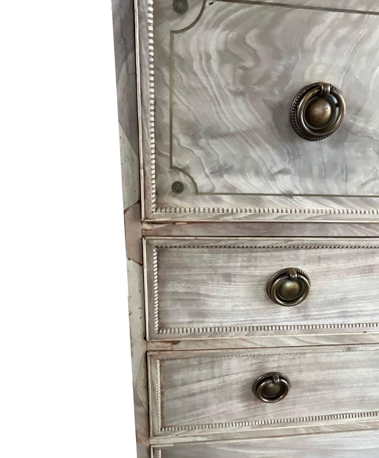 4490.0 18th Century English Georgian Bleached Mahogany Secretary Bookcase photo