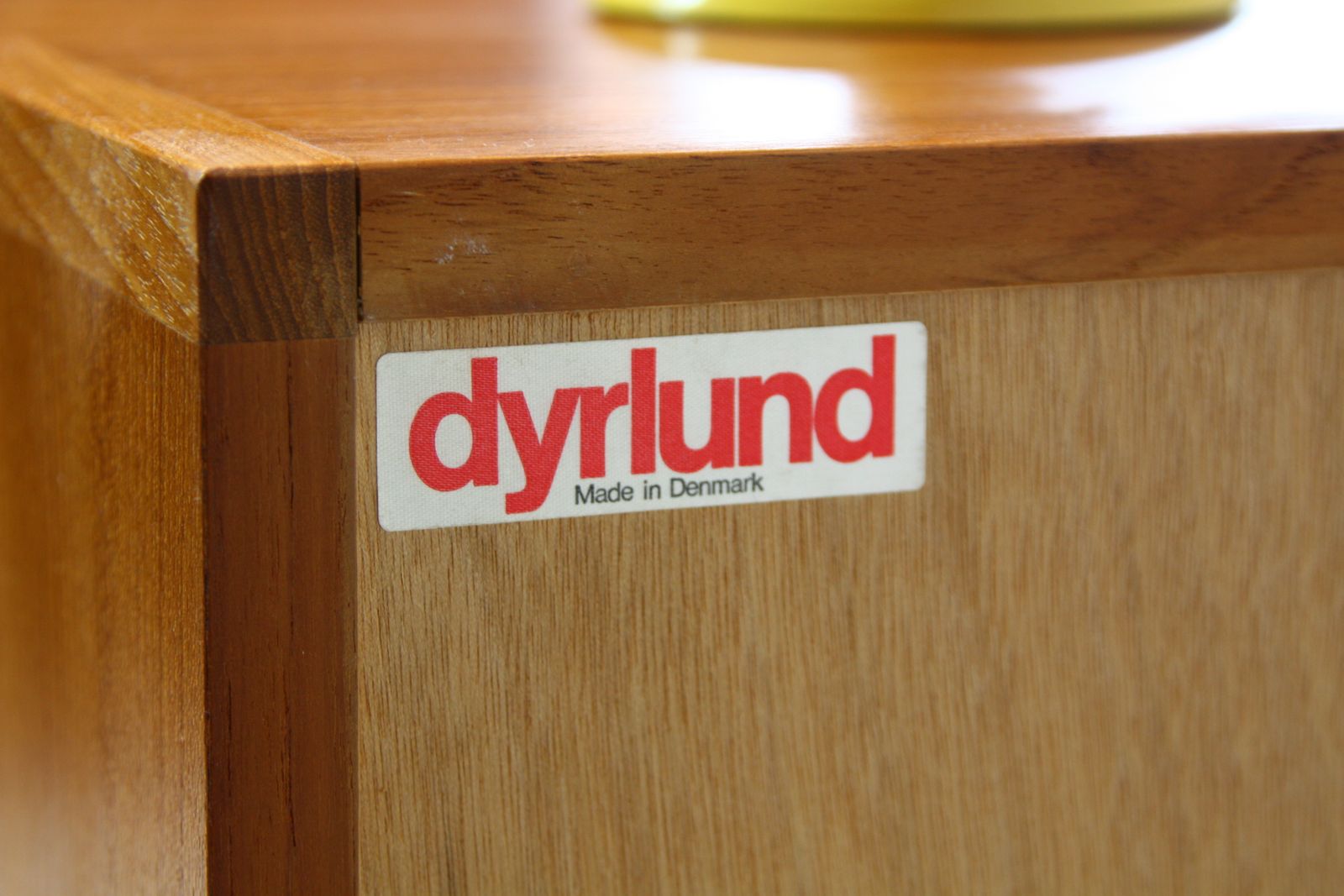 Dyrlund Tambour Teak Sideboard   Mid Century Danish 1960s photo vinterior