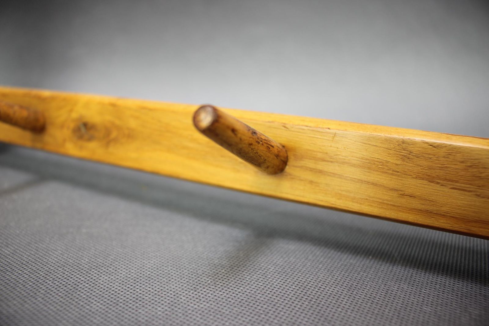 Mid Century Wall Mounted Coat Rack And Shelf, Czechoslovakia, 1950s photo 375.0