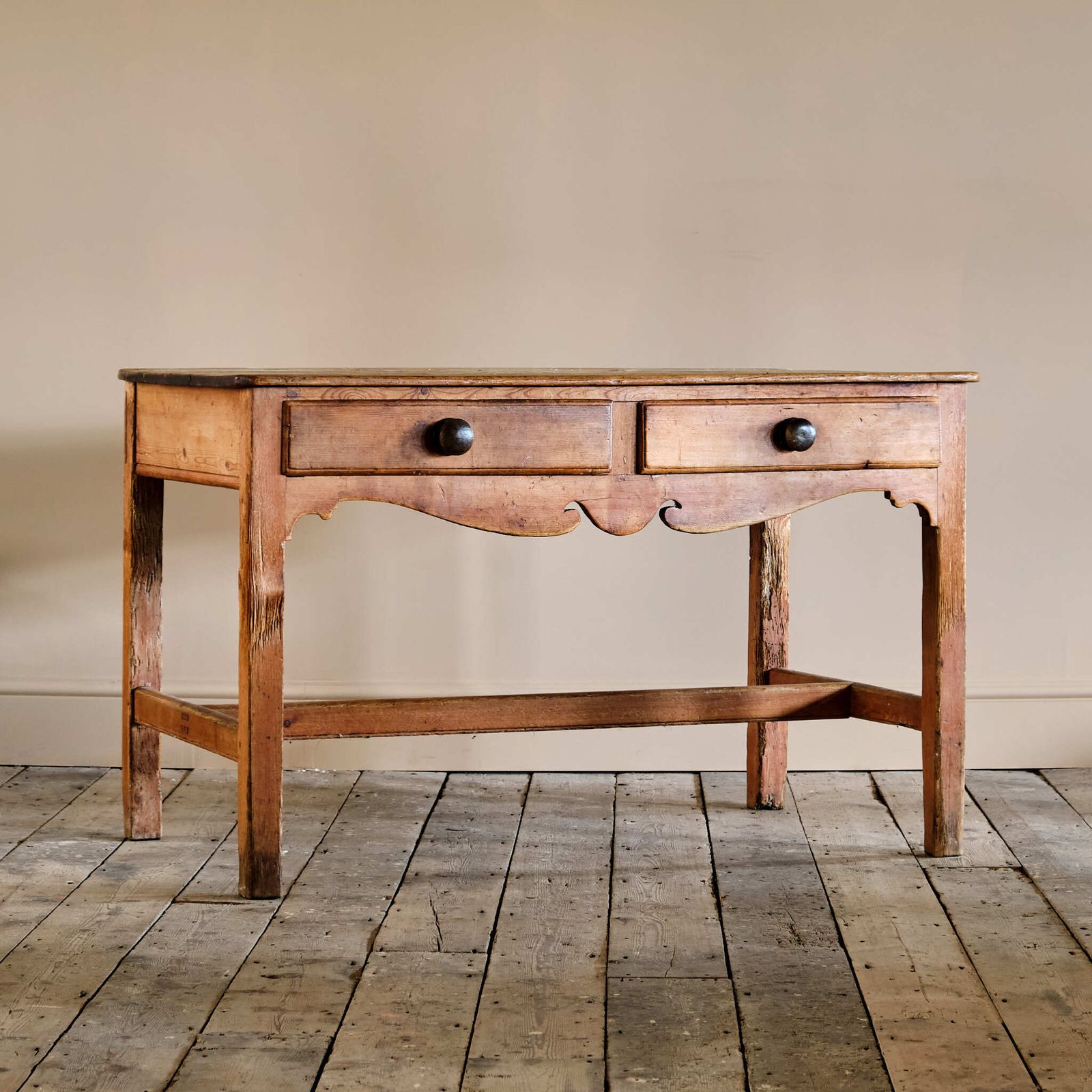 19th Century Pine Dairy Table