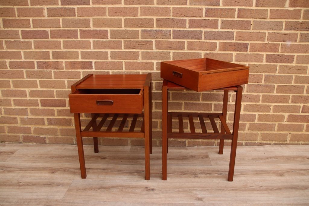 Pair Of Myers Mid Century Bedside Tables photo vinterior