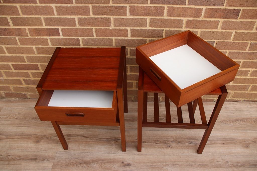 Pair Of Myers Mid Century Bedside Tables photo buy