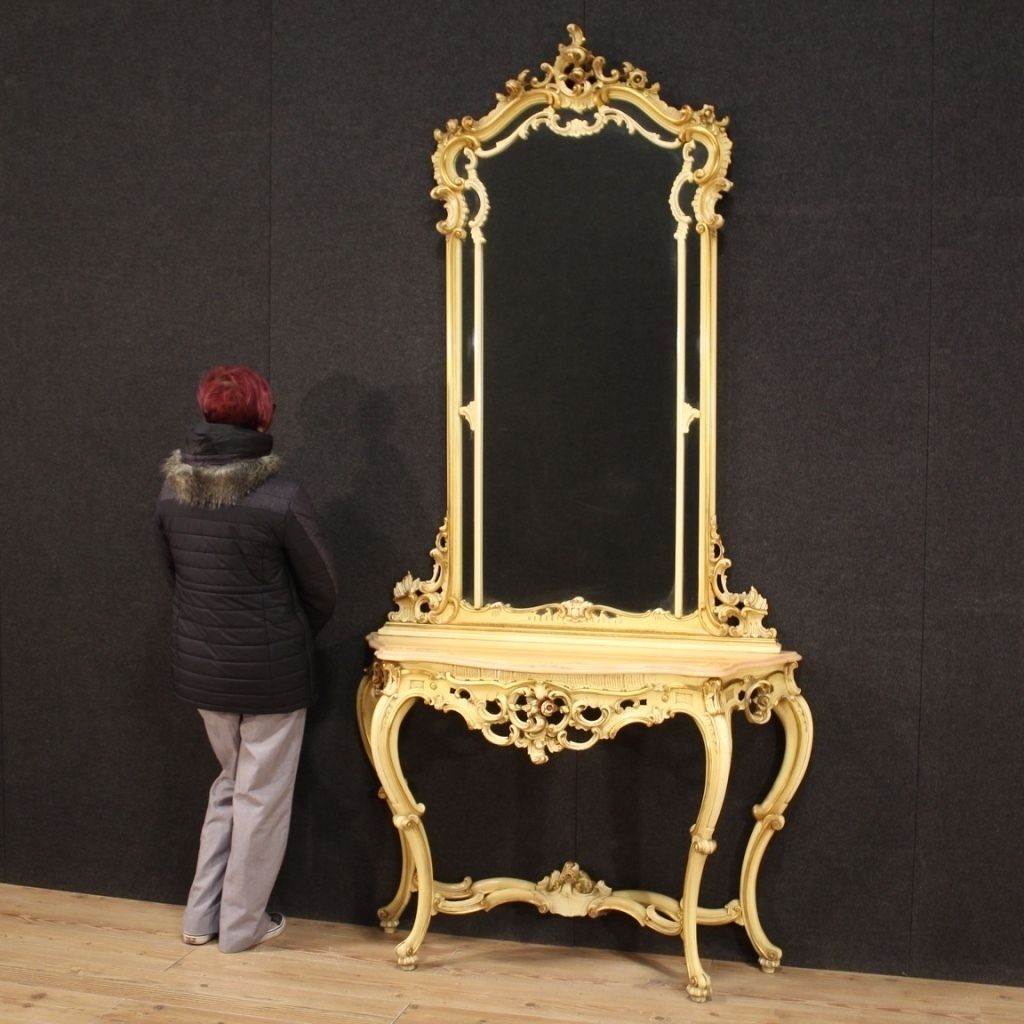 3000.0 Great Lacquered Console In Louis XV Style photo