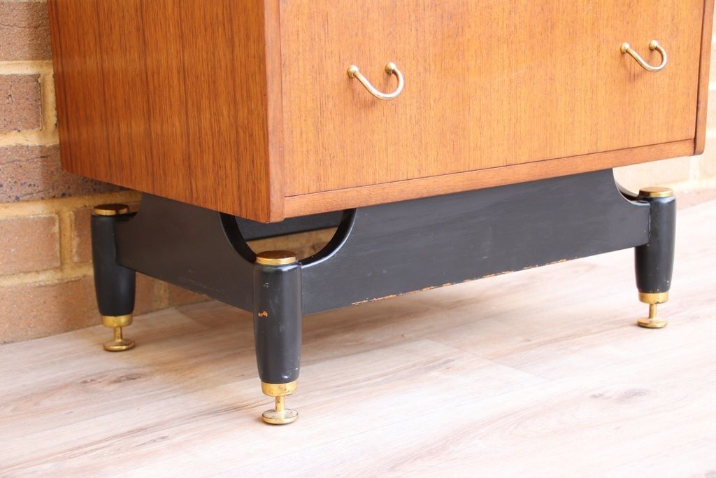 G Plan E Gomme Mid Century Teak Wood Chest Of Drawers photo for sale