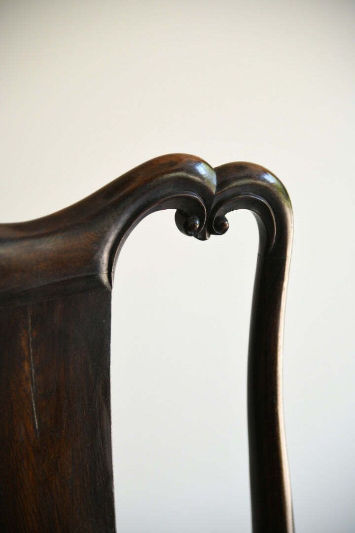 photo for sale Georgian Style Oak Carver Chair