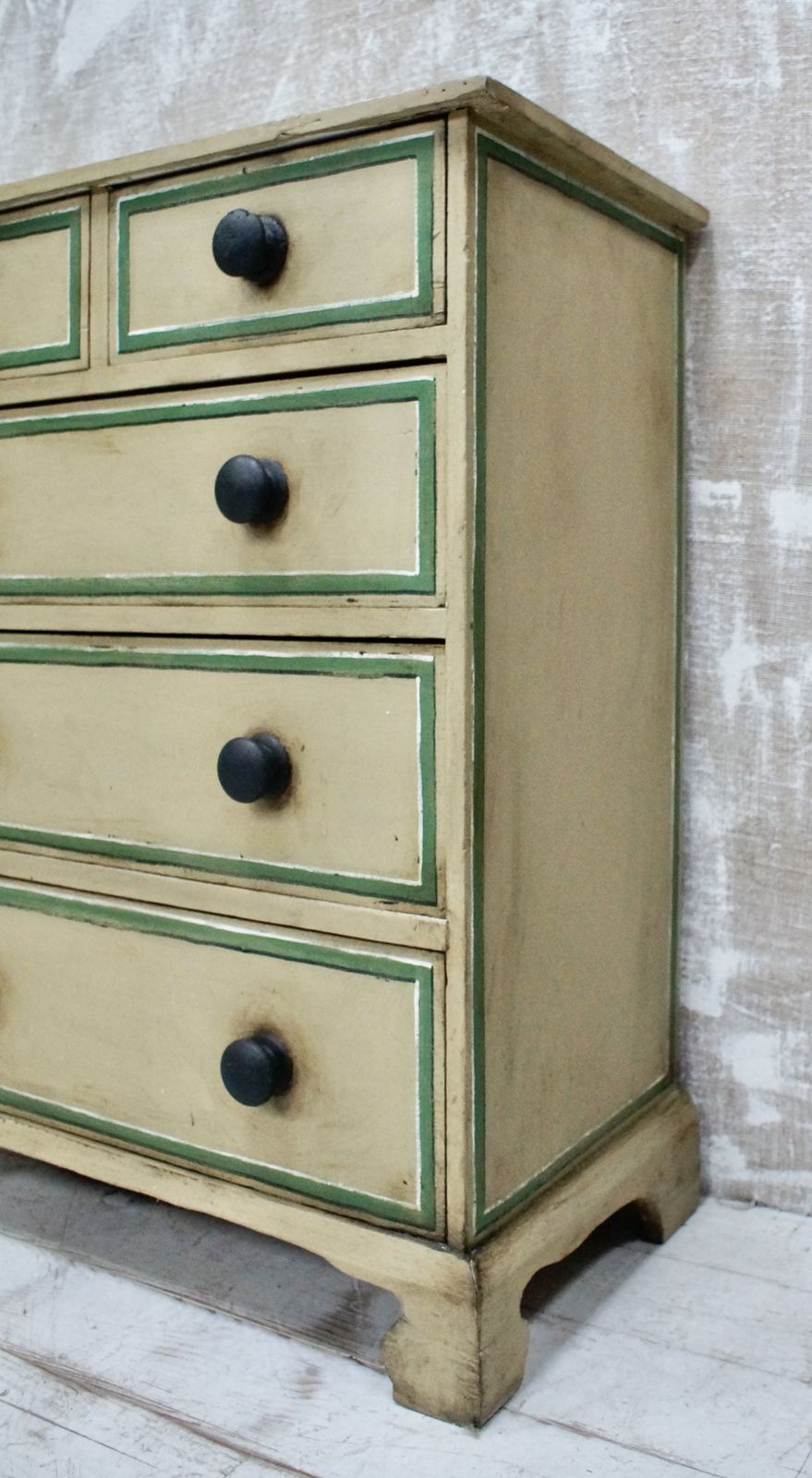 Victorian Painted Chest Of Drawers photo for sale