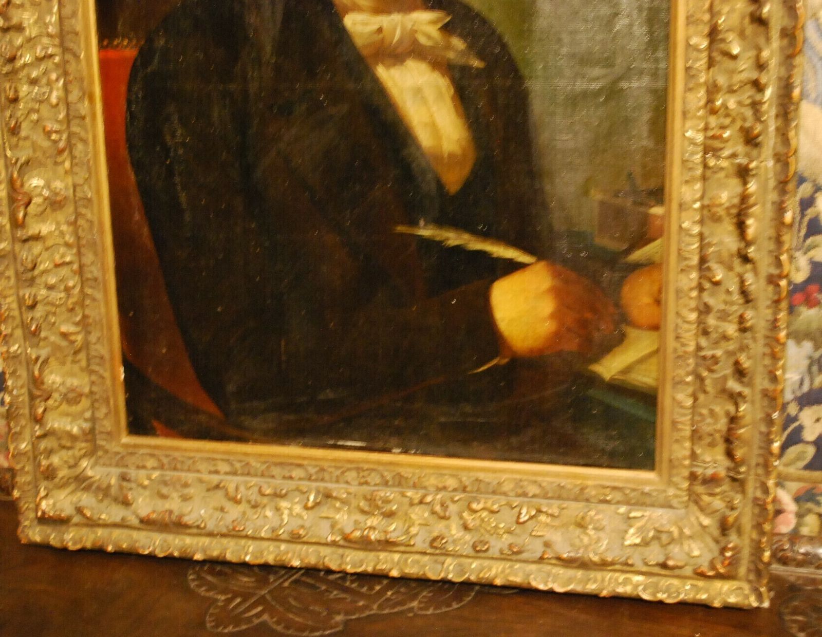 Oil Portrait, 1800s, Antique photo 785.0