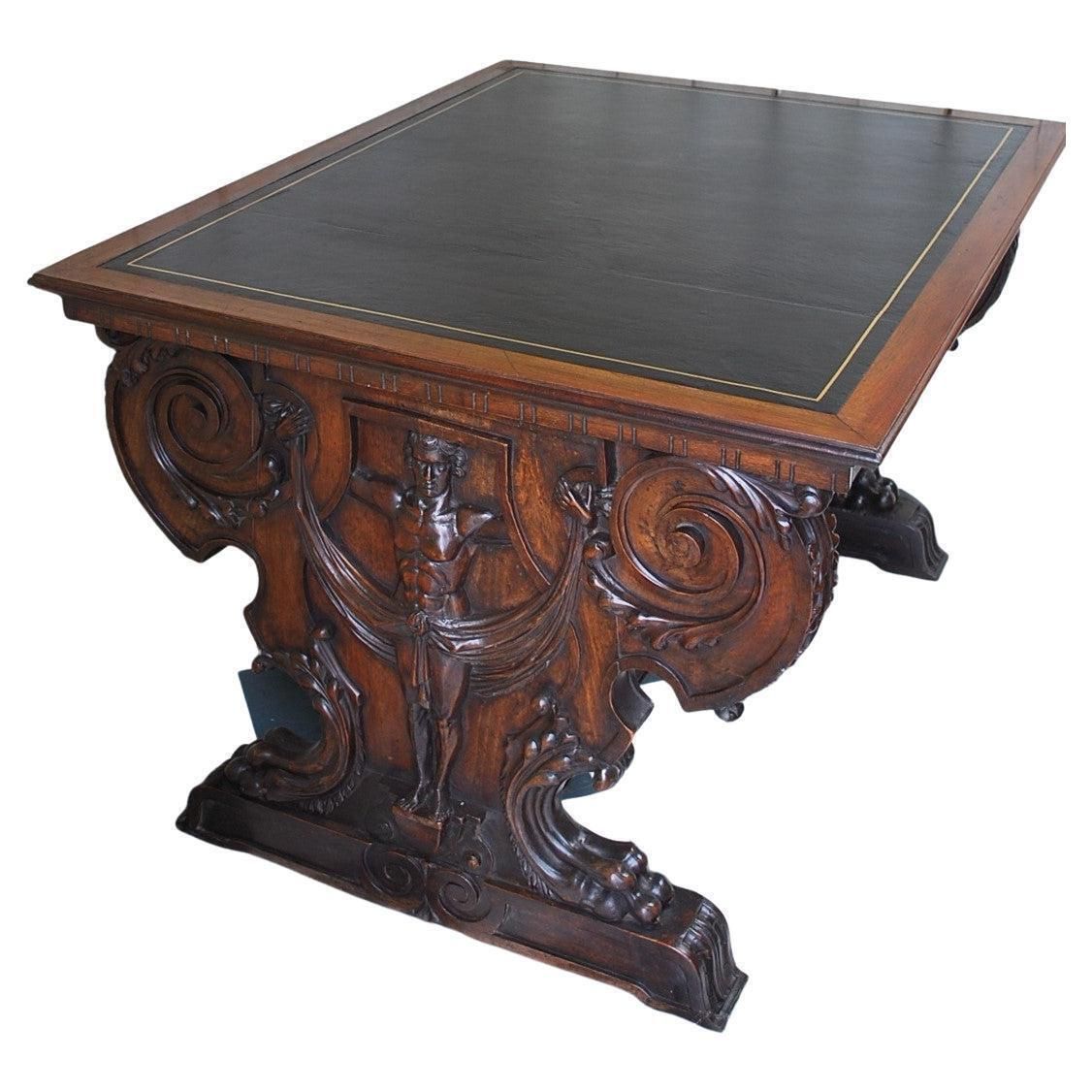 A Superb Decorative Italian Writing Desk