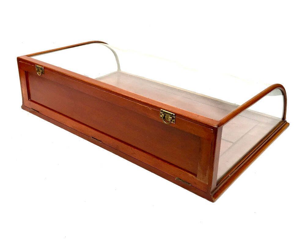 Antique Large Sized Haberdashery Shop Counter Glass Dome Display Cabinet C.1910. photo vinterior