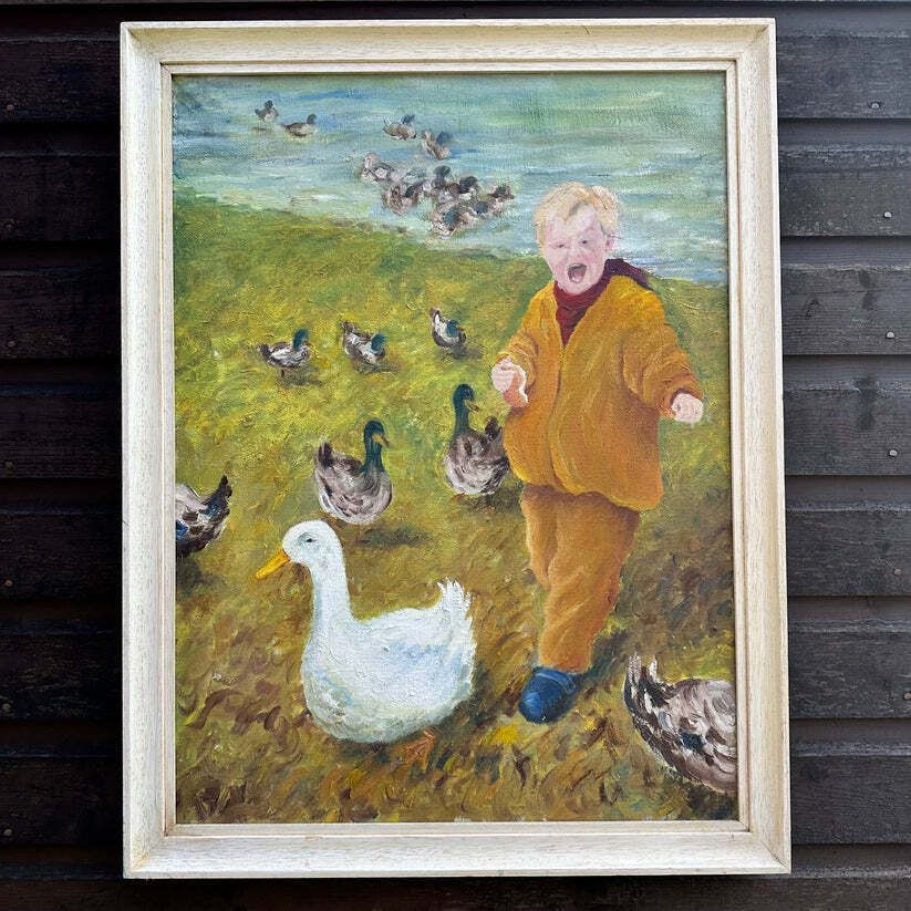Duck  Duck Goose   Original Piece photo 100.0