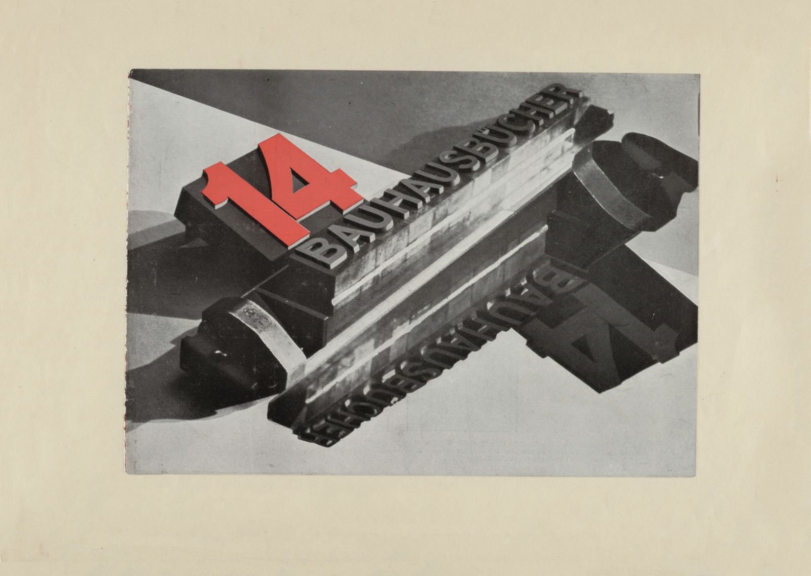 Bauhaus Poster Laszlo Moholy Nagy 14 Bauhausbücher, 1928.