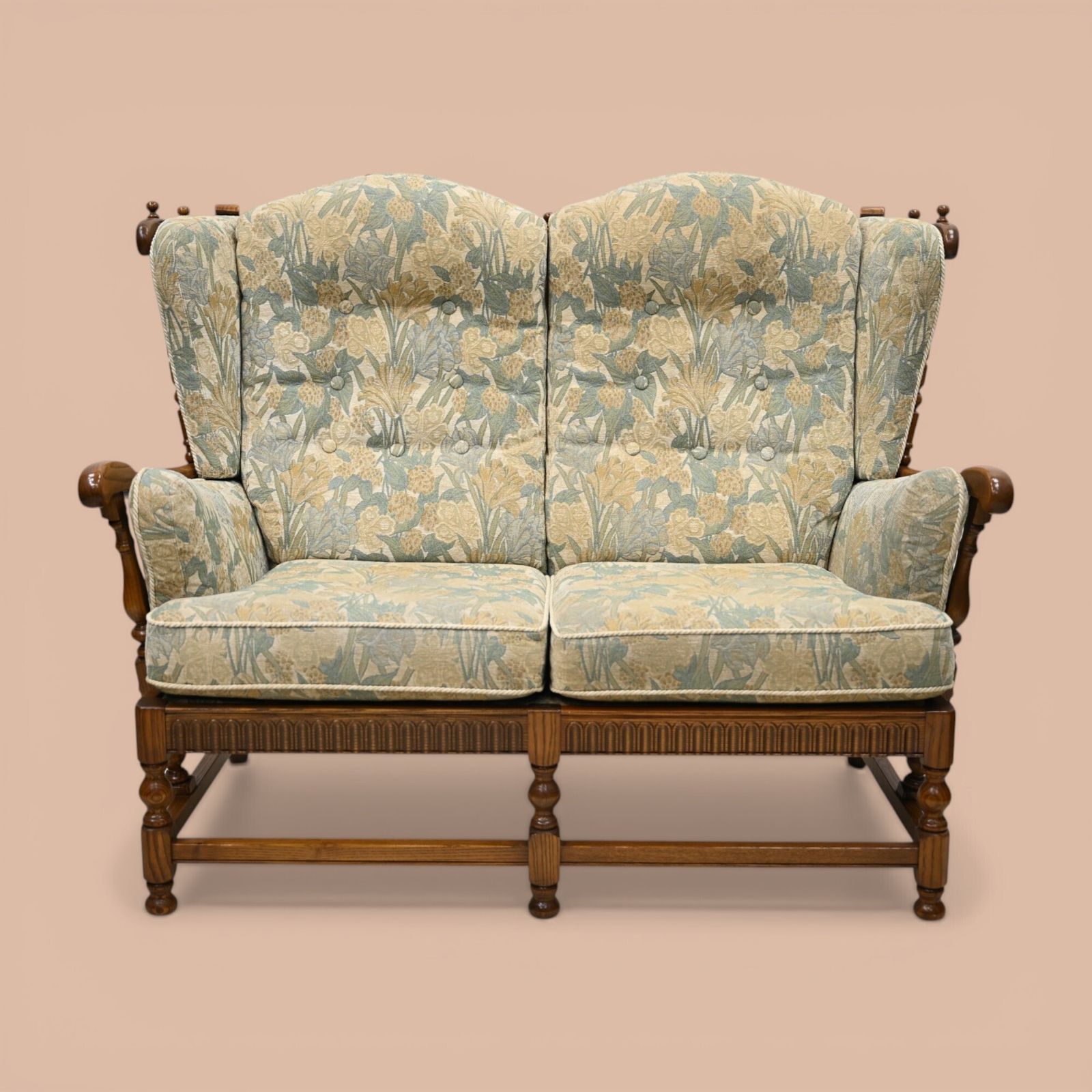 Ercol Cloister 2str Sofa Golden Dawn 2 Seater #932/2 Gold Badge Free Uk Delivery photo furniture