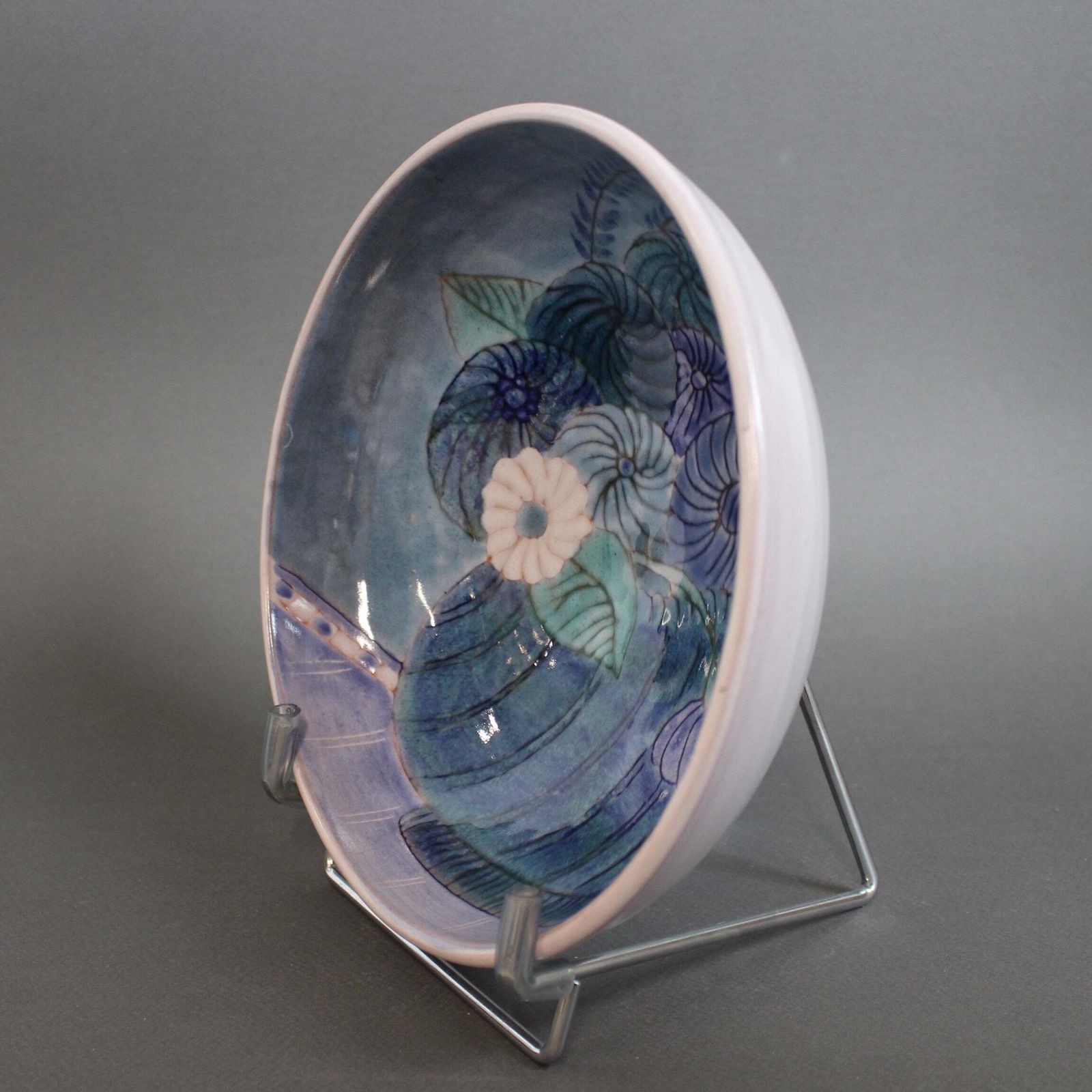 Ceramic Decorative Bowl By The Cloutier Brothers (Circa 1970s) photo Home Decor