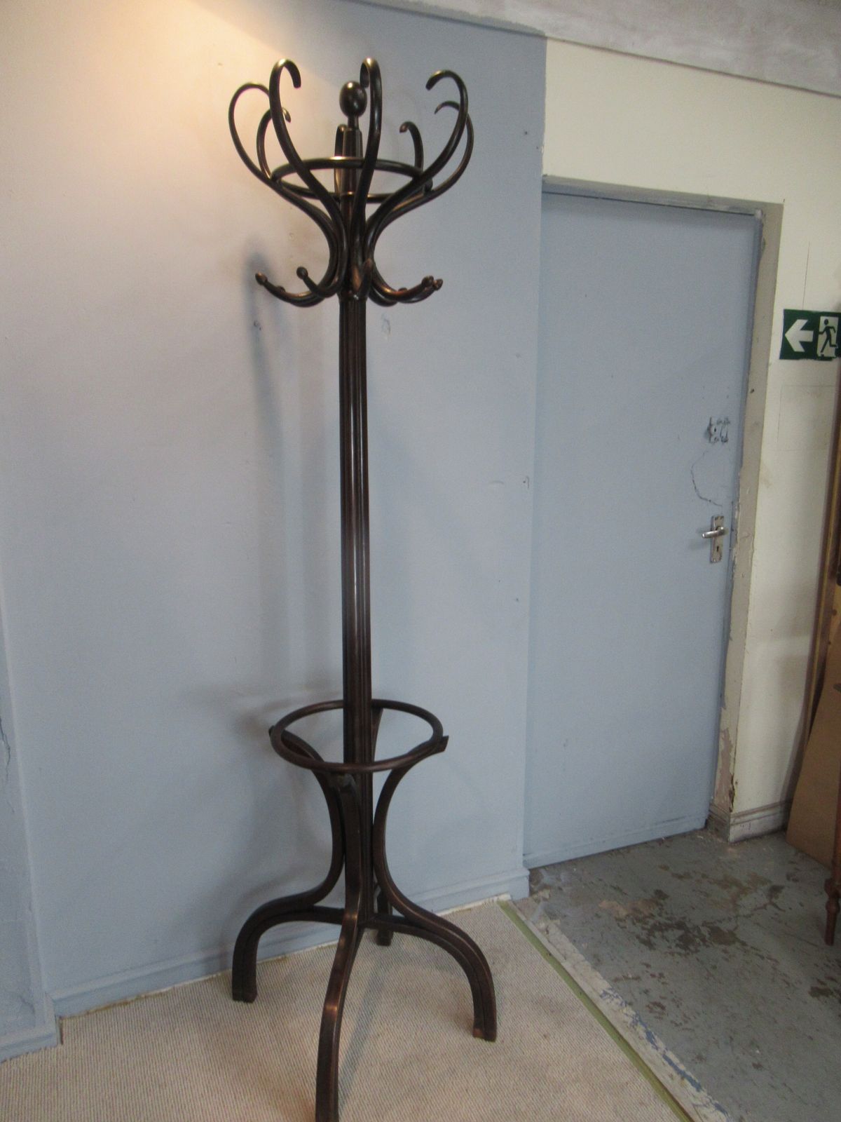 Beech  1920  Bent Wood Hat / Coat Stand photo furniture