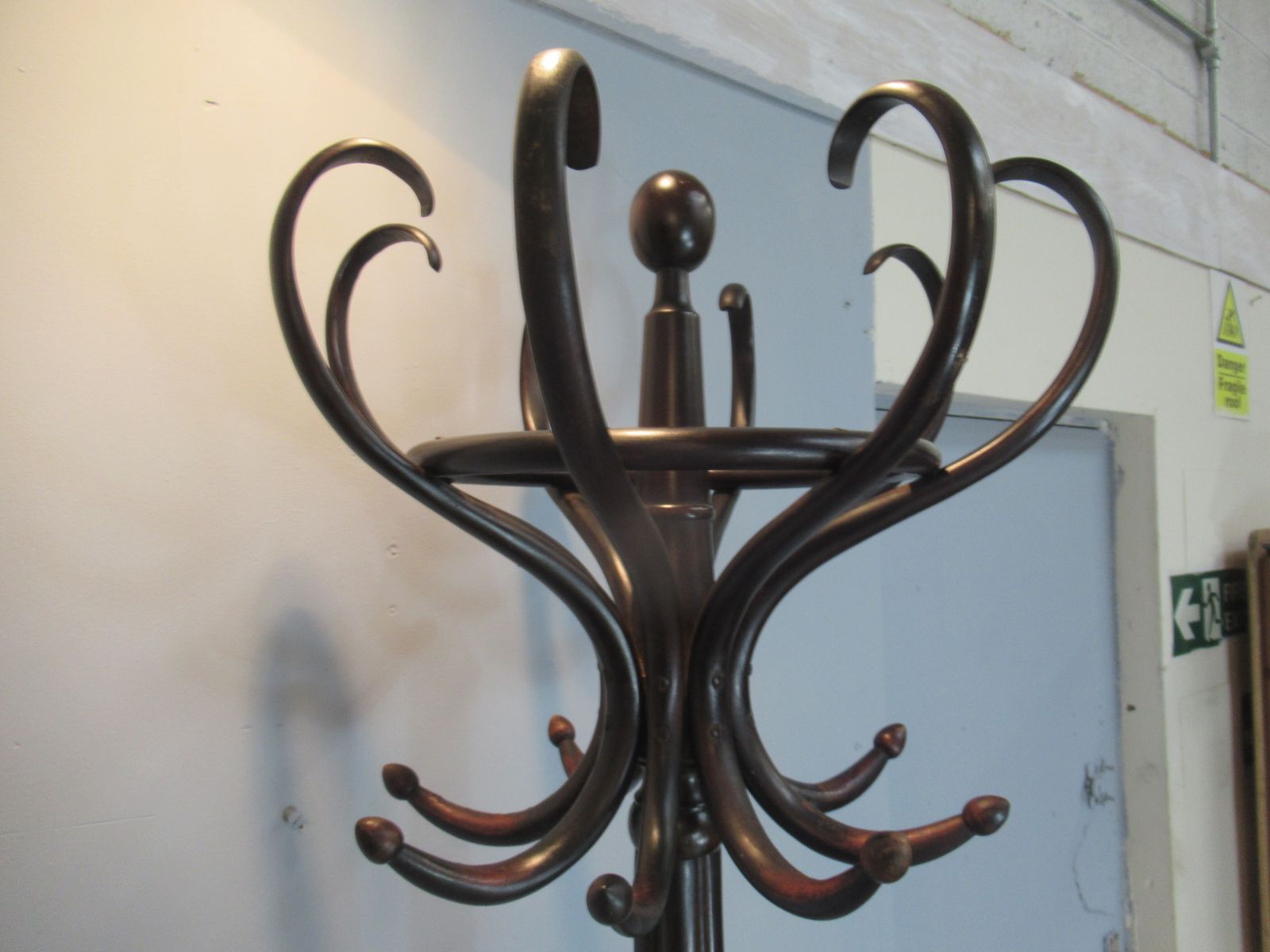 Beech  1920  Bent Wood Hat / Coat Stand photo vinterior