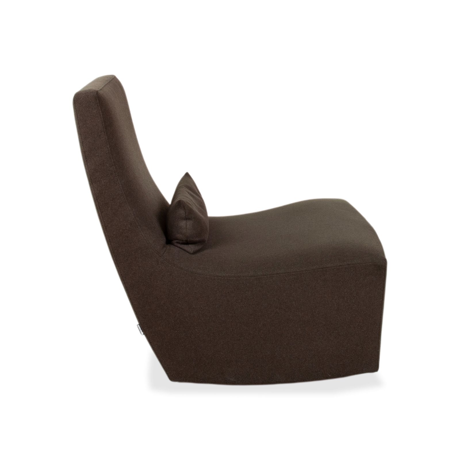 Mobilier Fauteuil Ligne Roset Neo en tissu vert, brun, kaki photo