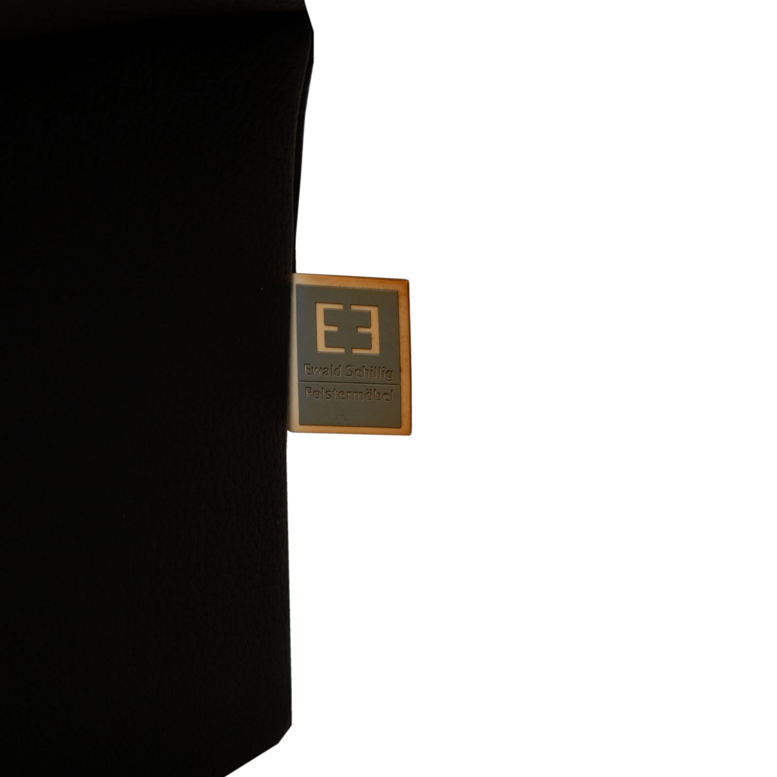 photo for sale Ewald Schillig Leren Hoekbank Zwart Chaise Longue Rechts