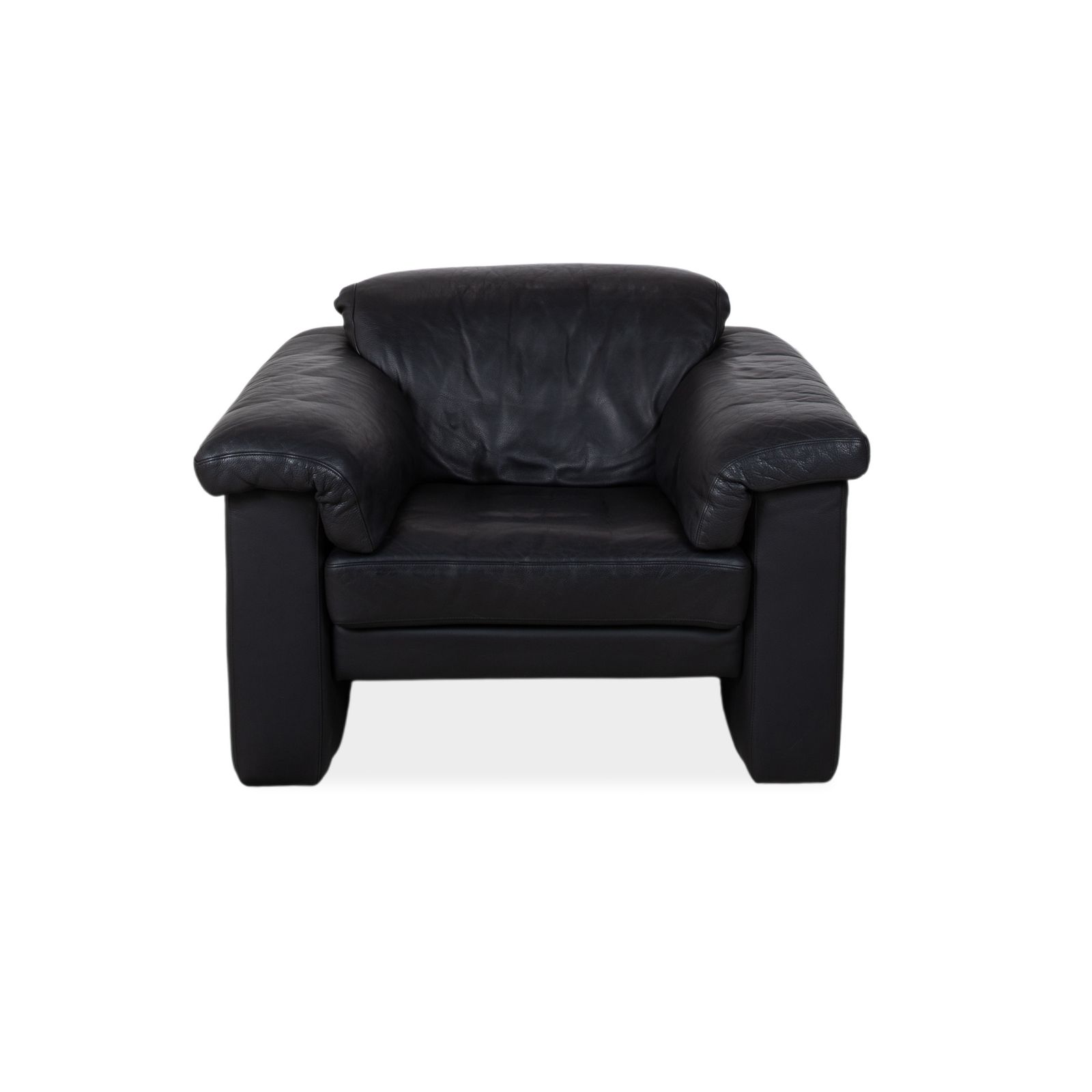 Mobilier Fauteuil Rolf Benz 4000 en cuir noir photo