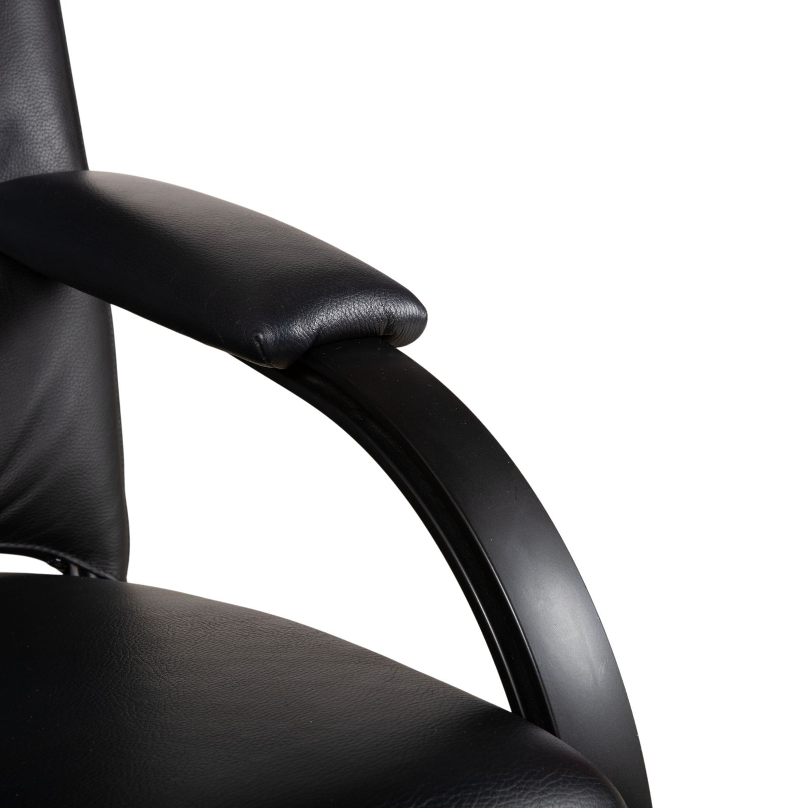 Fauteuil Wk Wohnen Spot 698 en cuir noir, fonction manuelle photo buy