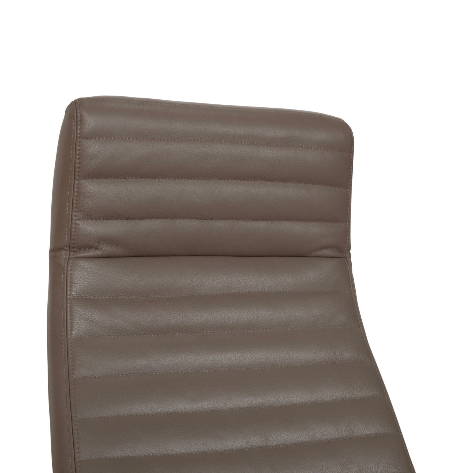 Fauteuil BoConcept Wing en cuir, vert olive, beige, gris, taupe, fonction manuelle photo 1452.0