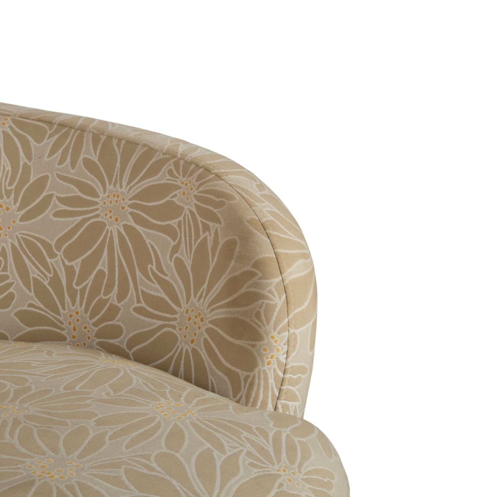 Fauteuil Natuzzi en tissu beige sable, fonction manuelle photo for sale