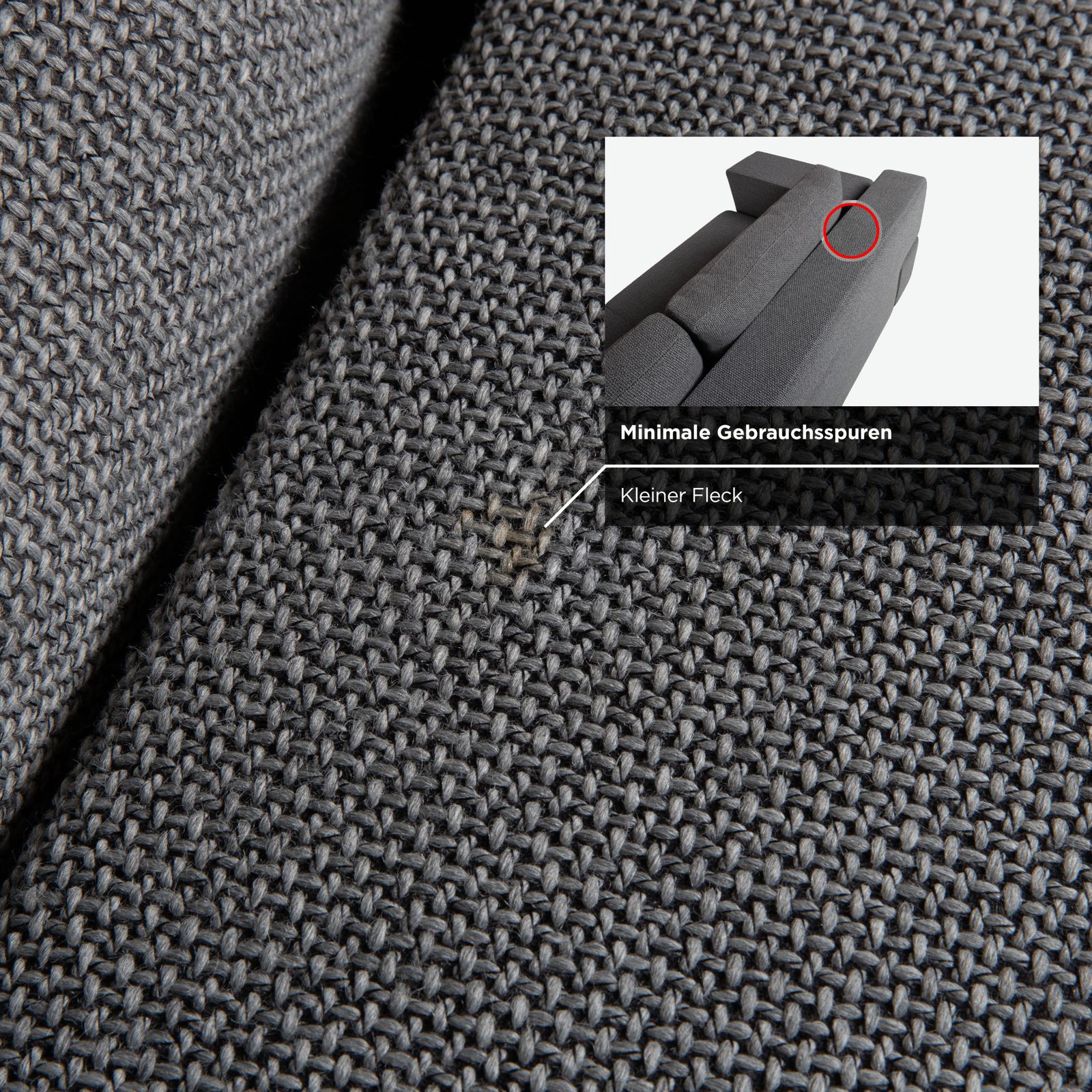photo furniture Canapé d'angle Walter Knoll Big Blue en tissu gris, fonction manuelle