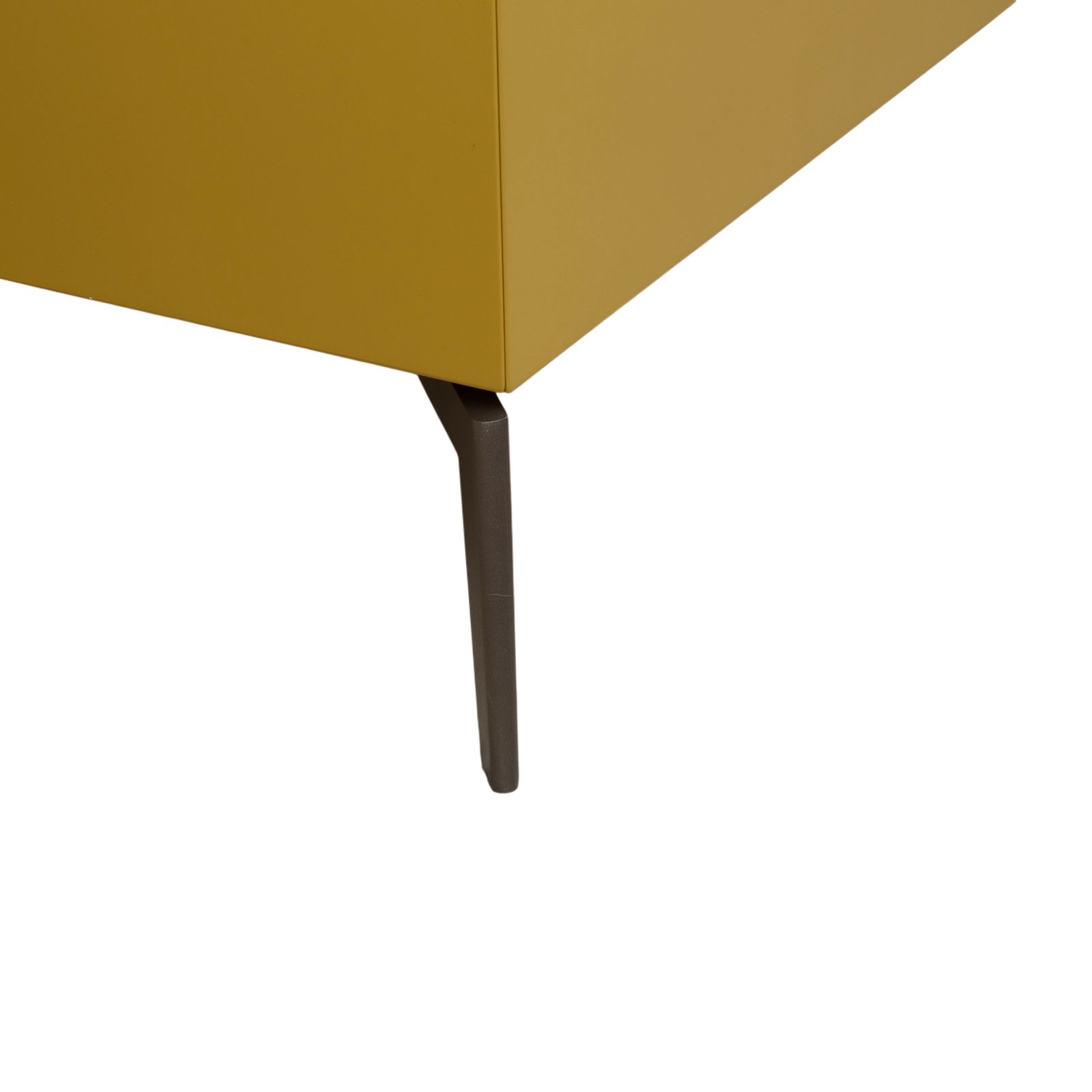 photo for sale Lit J.L. Møllers Furniture Factory MD 13 en bois, jaune vert moutarde, chambre