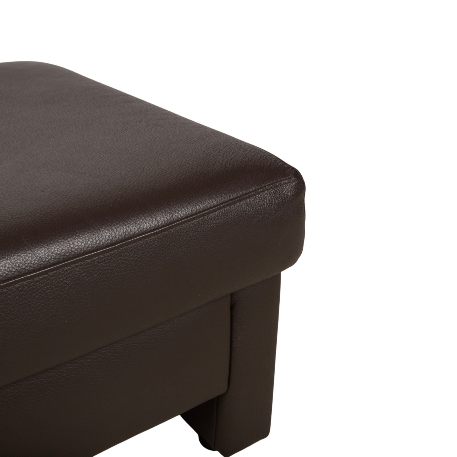 Tabouret Ewald Schillig Concept Plus en cuir, brun gris moka photo Mobilier