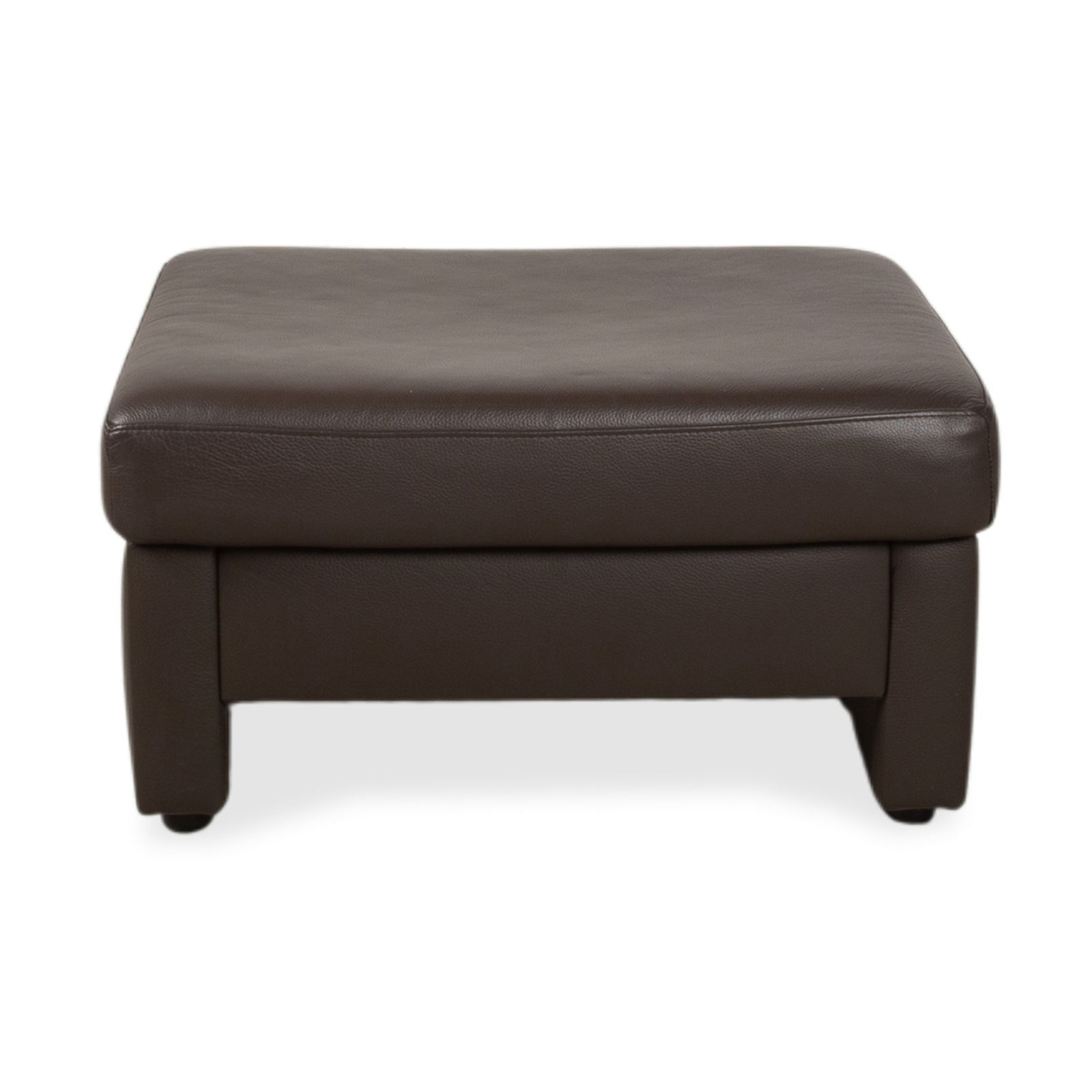 Tabouret Ewald Schillig Concept Plus en cuir, brun gris moka photo buy