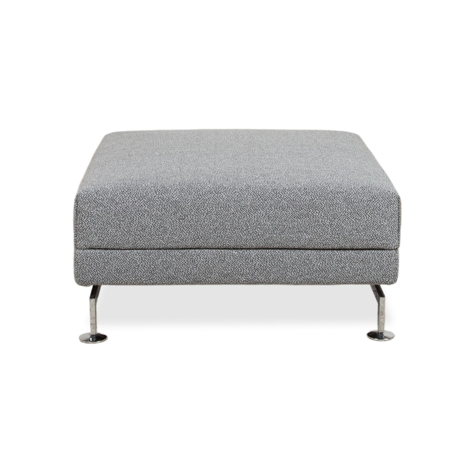 Pouf Brühl Moule en tissu gris photo vintage