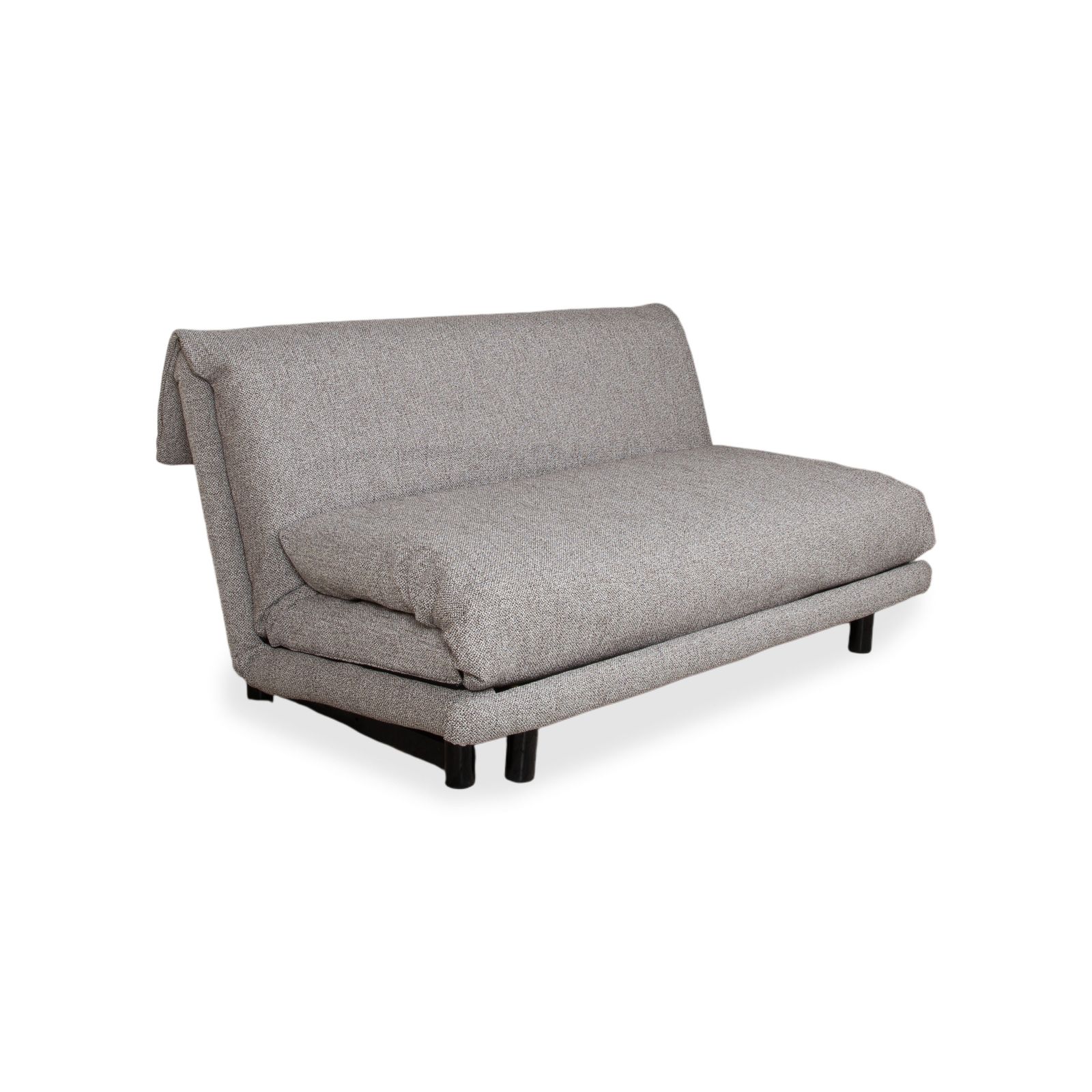 Canapé convertible 3 places Ligne Roset Multy en tissu gris, fonction manuelle photo for sale