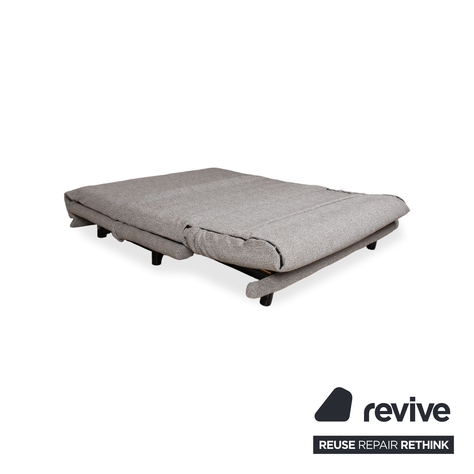 Canapé convertible 3 places Ligne Roset Multy en tissu gris, fonction manuelle photo vinterior