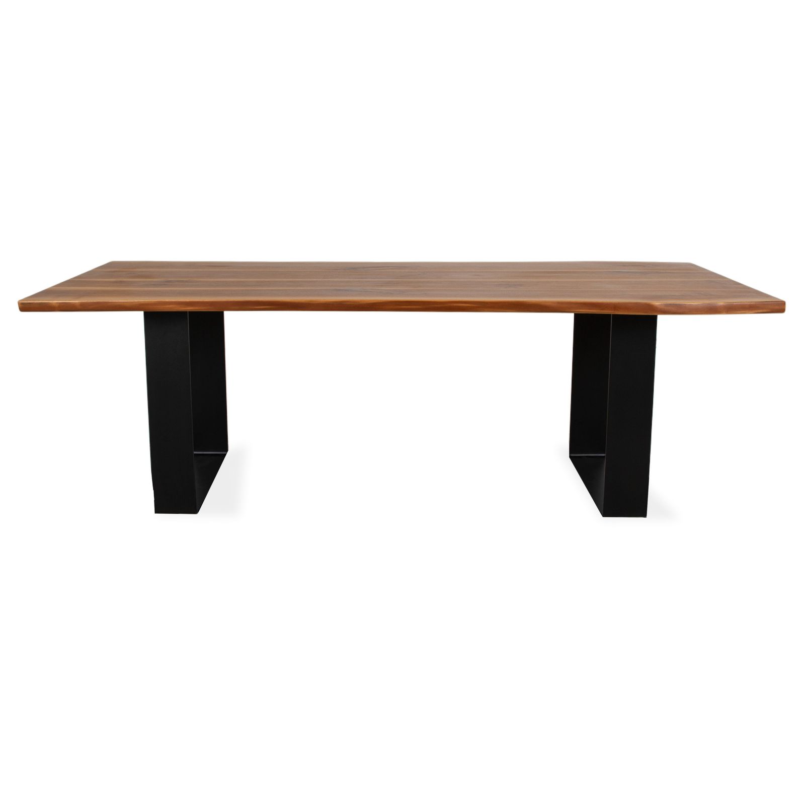 Mobilier Table à manger Rott Woodart en bois massif brun/noir, 240 x 100 cm photo