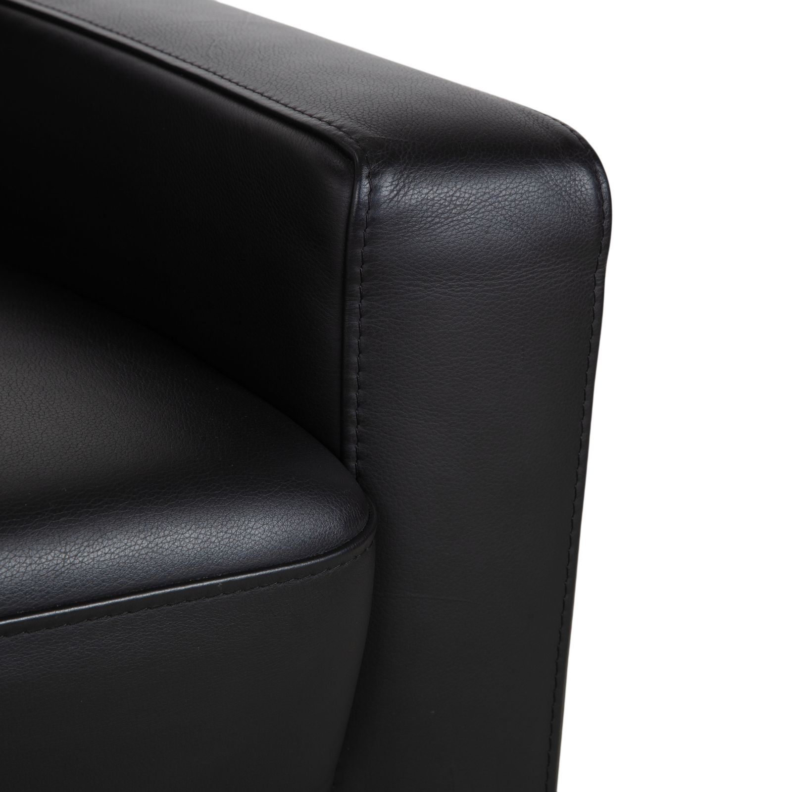 Gepade Systema Two Seater Leather Sofa Black photo for sale